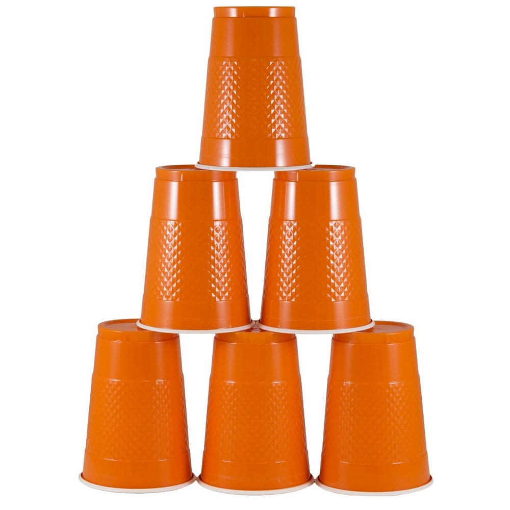 JAM Paper 20-Count 16-oz Orange Plastic Disposable Cups in the Disposable  Cups department at