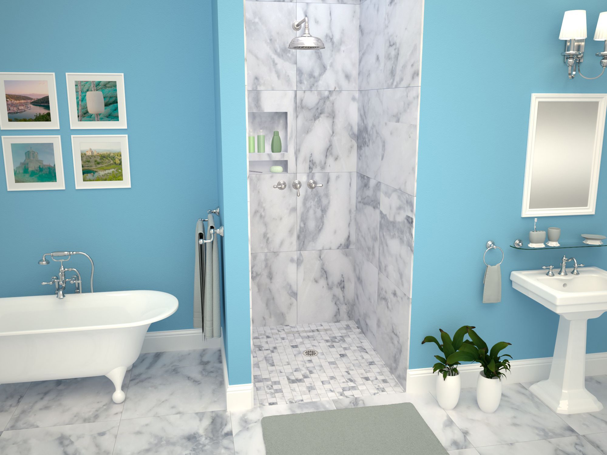 Tile Redi 4437CBF-PVC Shower-Floors - View #8