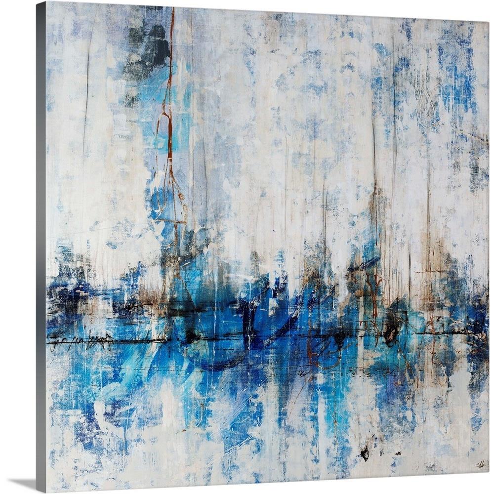 GreatBigCanvas 2033258-24-24X24 Open Port by Joshua Schicker C 24-in H x 24-in W Abstract Print on Canvas