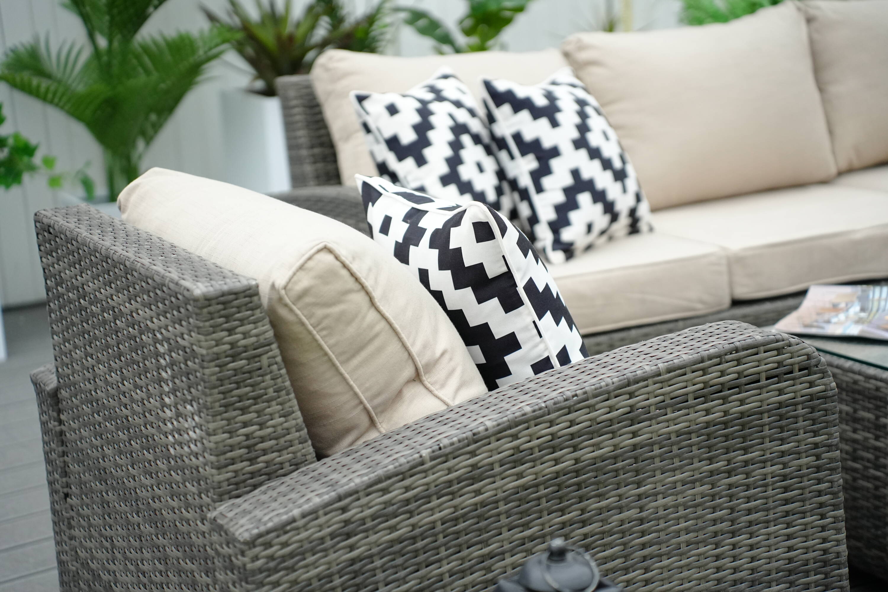 Direct Wicker DWG-15152140-GR Patio-Conversation-Sets - View #7