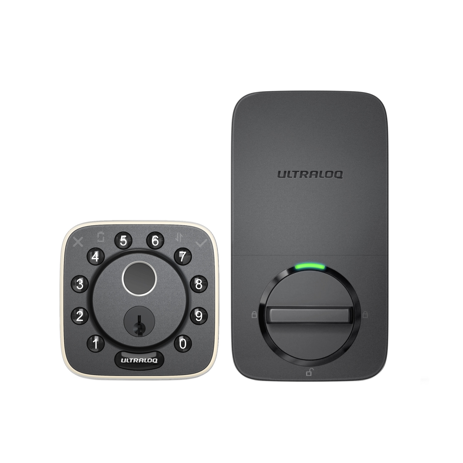 Ultraloq Bolt Black Smart Lock Electronic Deadbolt with Wifi Bluetooth and Fingerprint Keypad BOLT-F-NK Sansujyuku sansujyuku.com