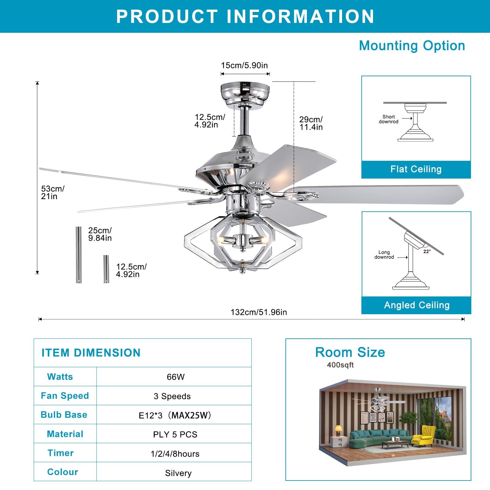 Bayfeve BFHM-54303-CF Ceiling-Fans - View #9