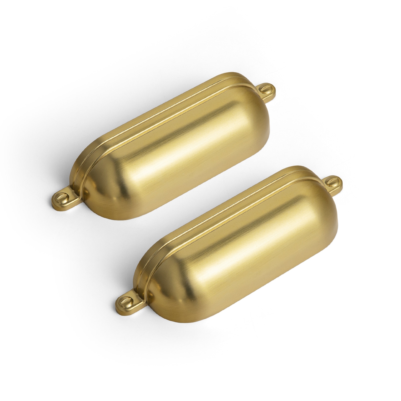 Miaokesen 9629LSJ-76 3-in , 76mm Center to Center Brushed Gold Novelty Finger 6 -Pack