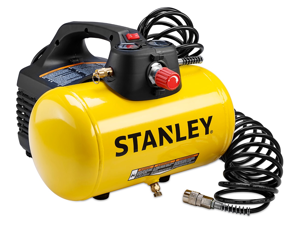 STANLEY B6CC304SCR523 24LTR ELECTRIC COMPRESSOR WITH 5 PIECE ACCESSORY KIT  230V