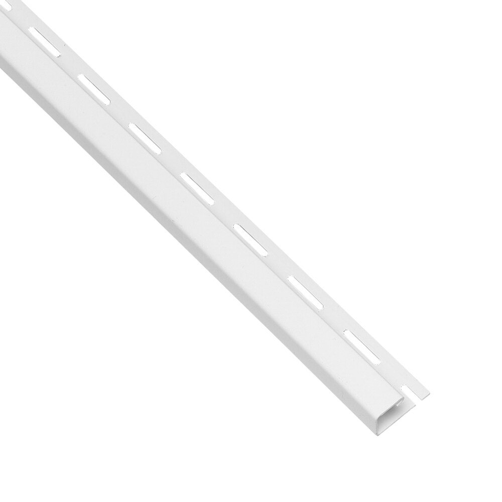 Georgia-Pacific Vinyl Siding Trim J-channel White 0.625-in x 150-in