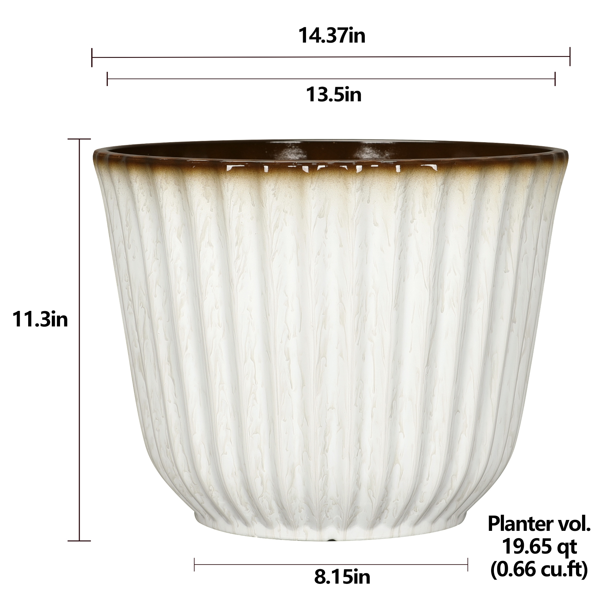 Style Selections PLJE515DWJ Planter-Window-Box - View #6