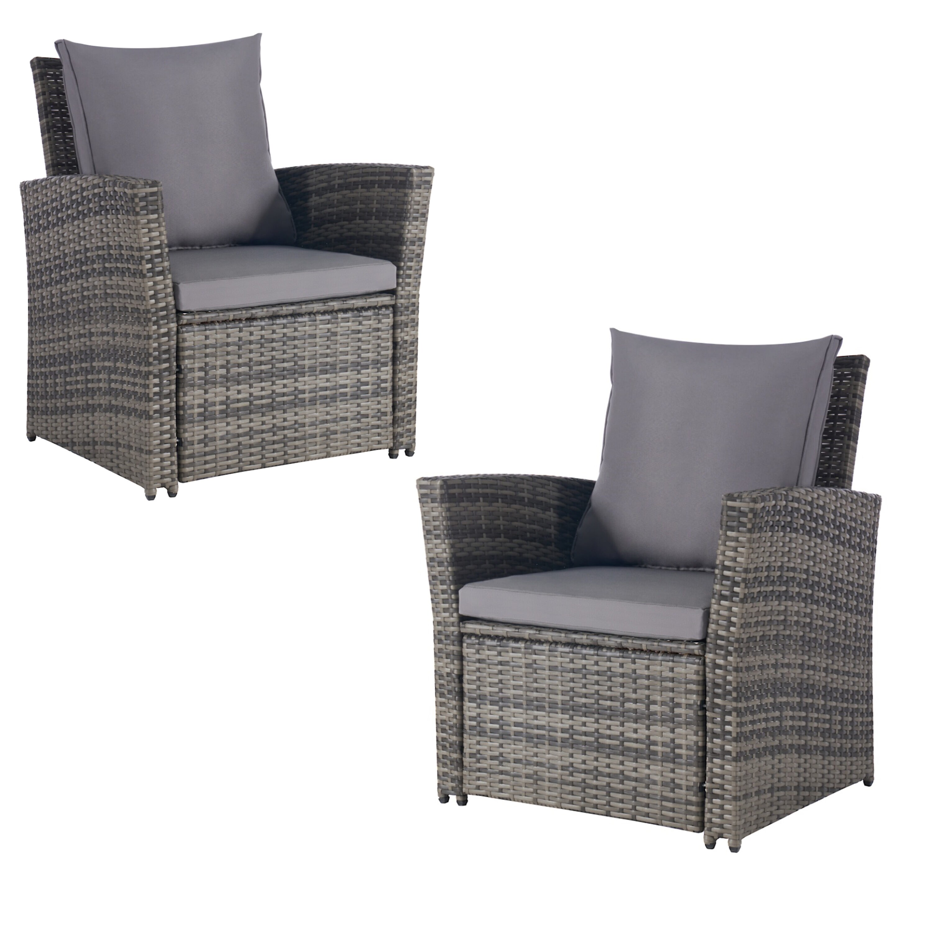 Hrinhom HC-OT01-DARK GRAY Patio-Conversation-Sets - View #4