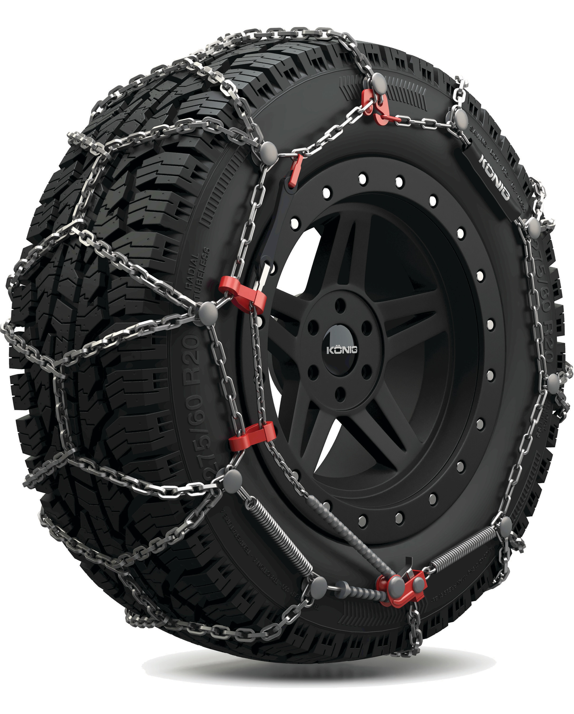 Snow Chains 9mm Homologated for Measure 175/60 R14