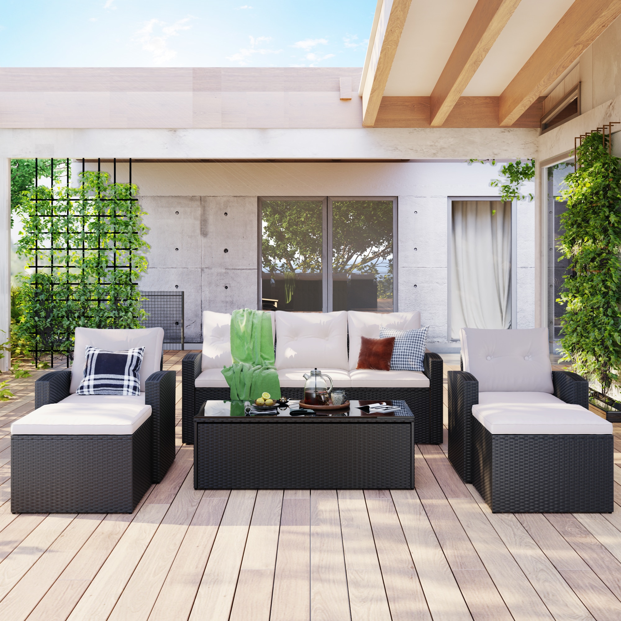 Mondawe MD-U188BGE Patio-Conversation-Sets - View #6