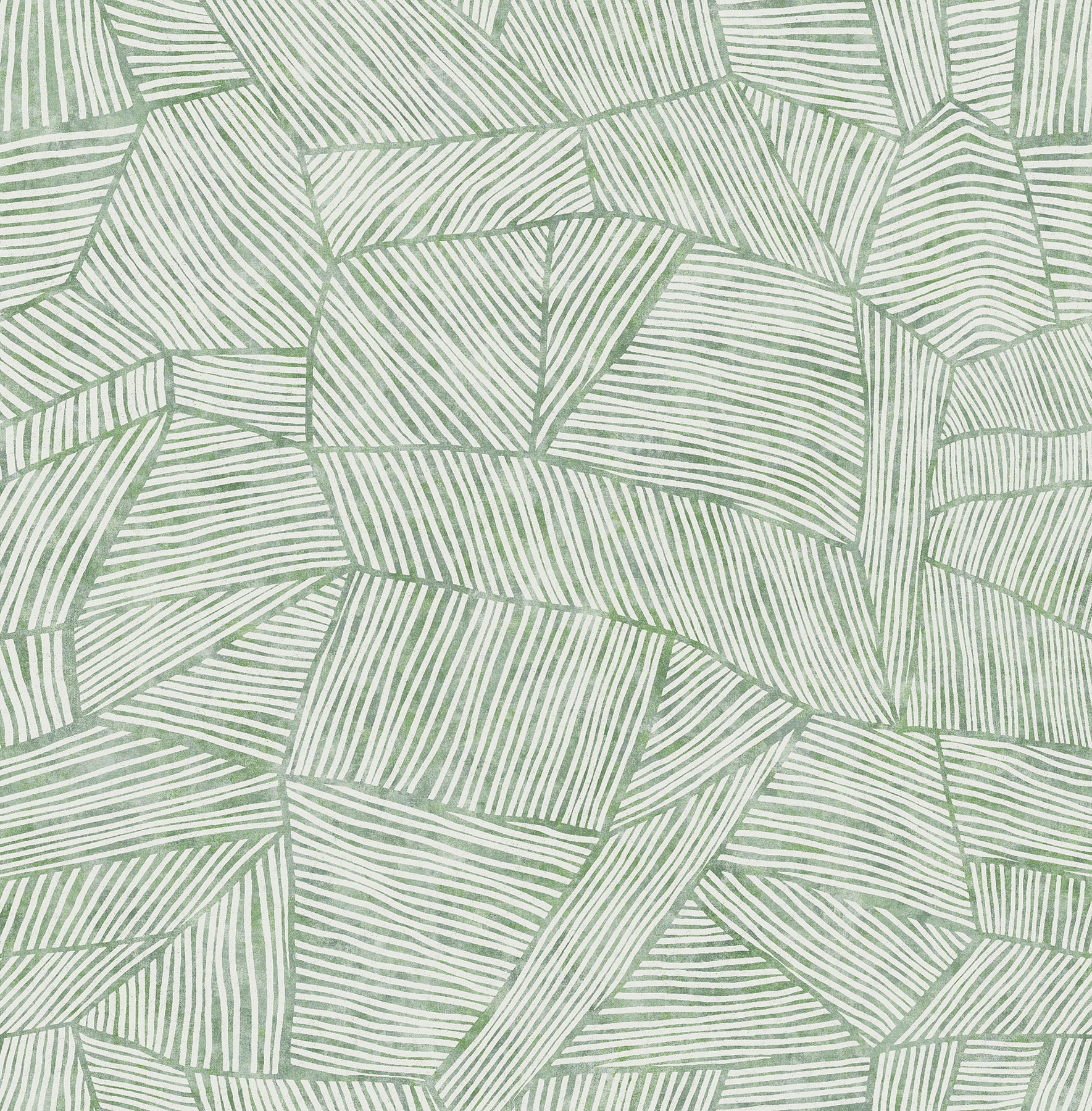 A-Street Prints 4014-26403 Seychelles 56.4-Sq. Feet Green Non-woven Geometric Unpasted Wallpaper