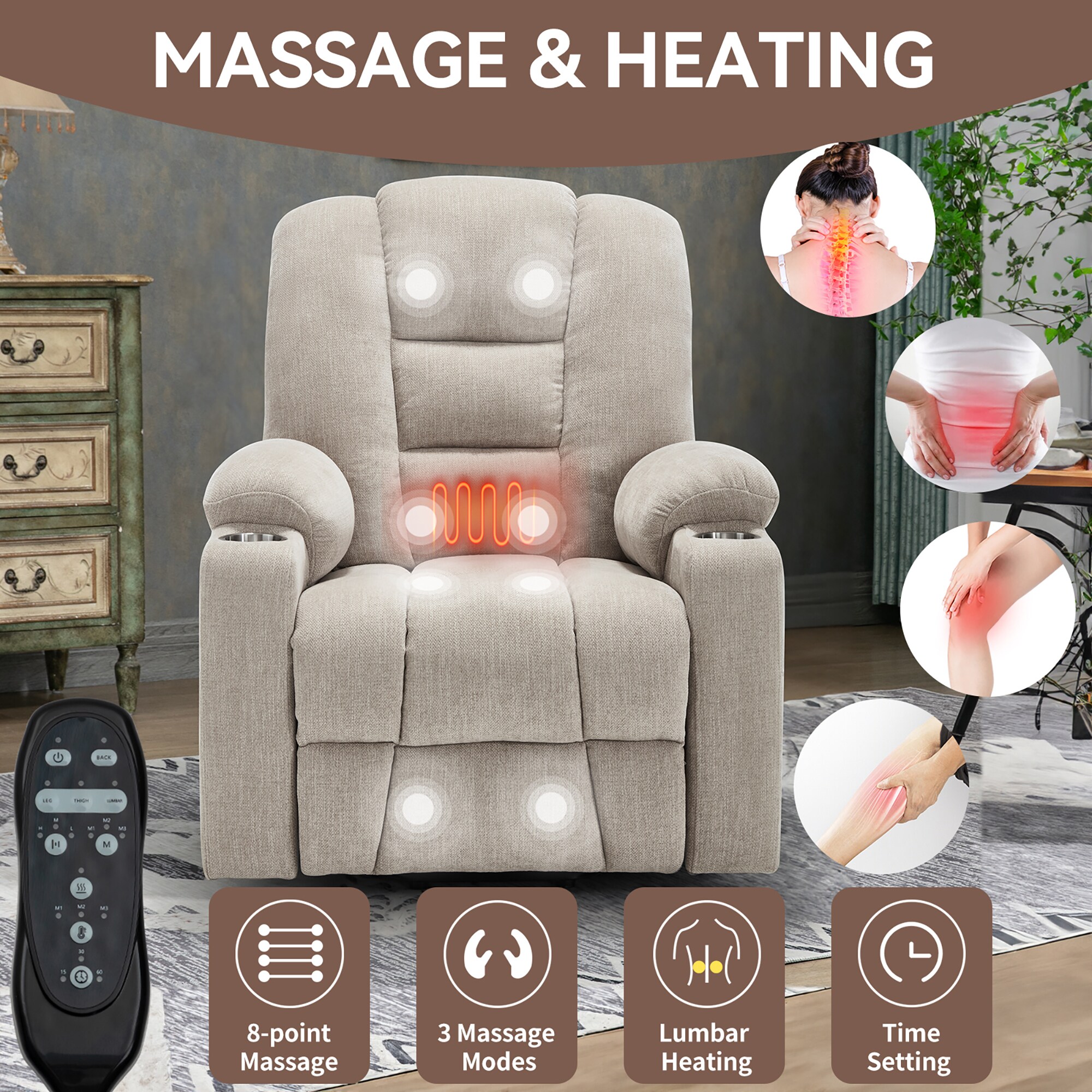 Clihome CL-CO96622 recliners - View #6