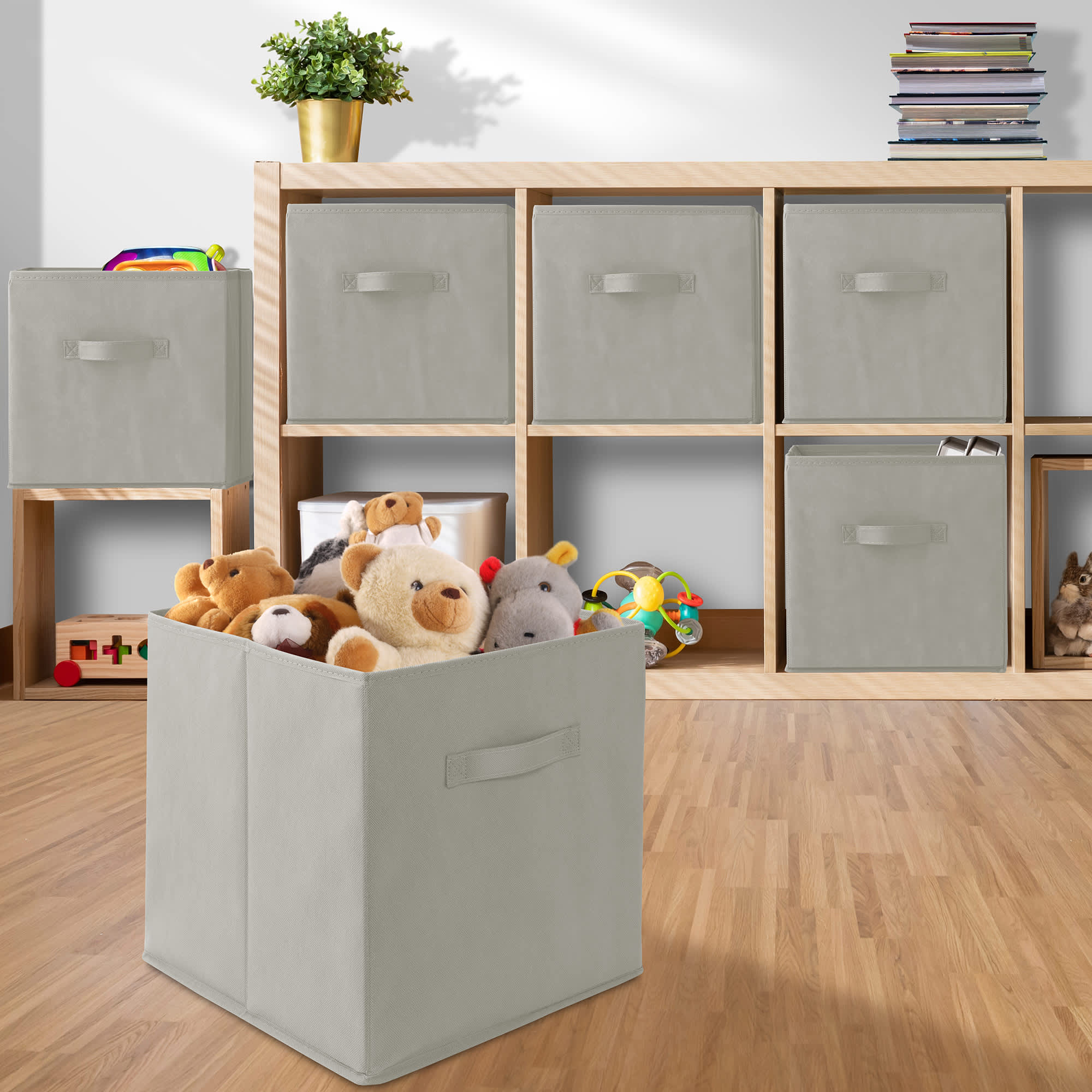 Casafield HOM-STO-13CC-LTGRY Laminate-Storage-Cubes - View #5