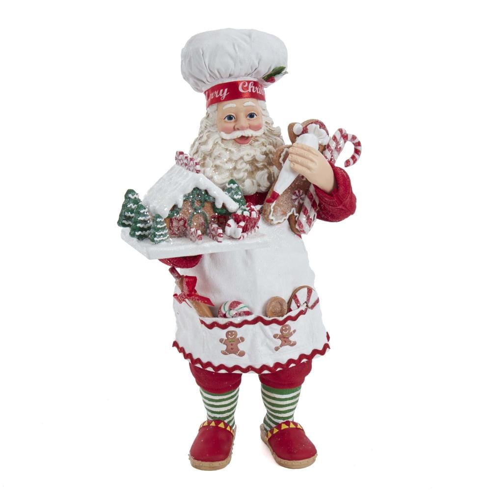 Kurt S. Adler 10.5-in Figurine Santa Christmas Decor in the