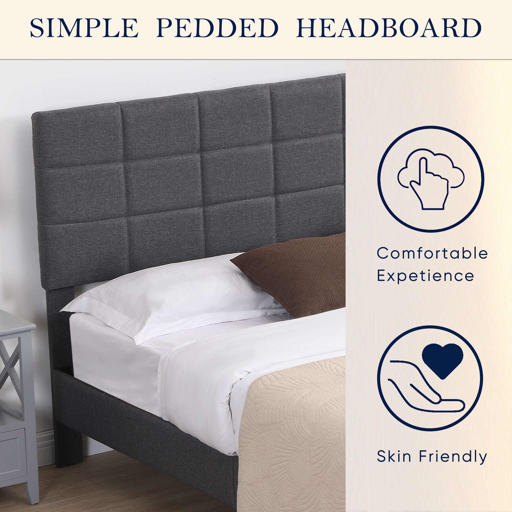 Clihome ZHCH-FULL-HEAVY-WH beds - View #10