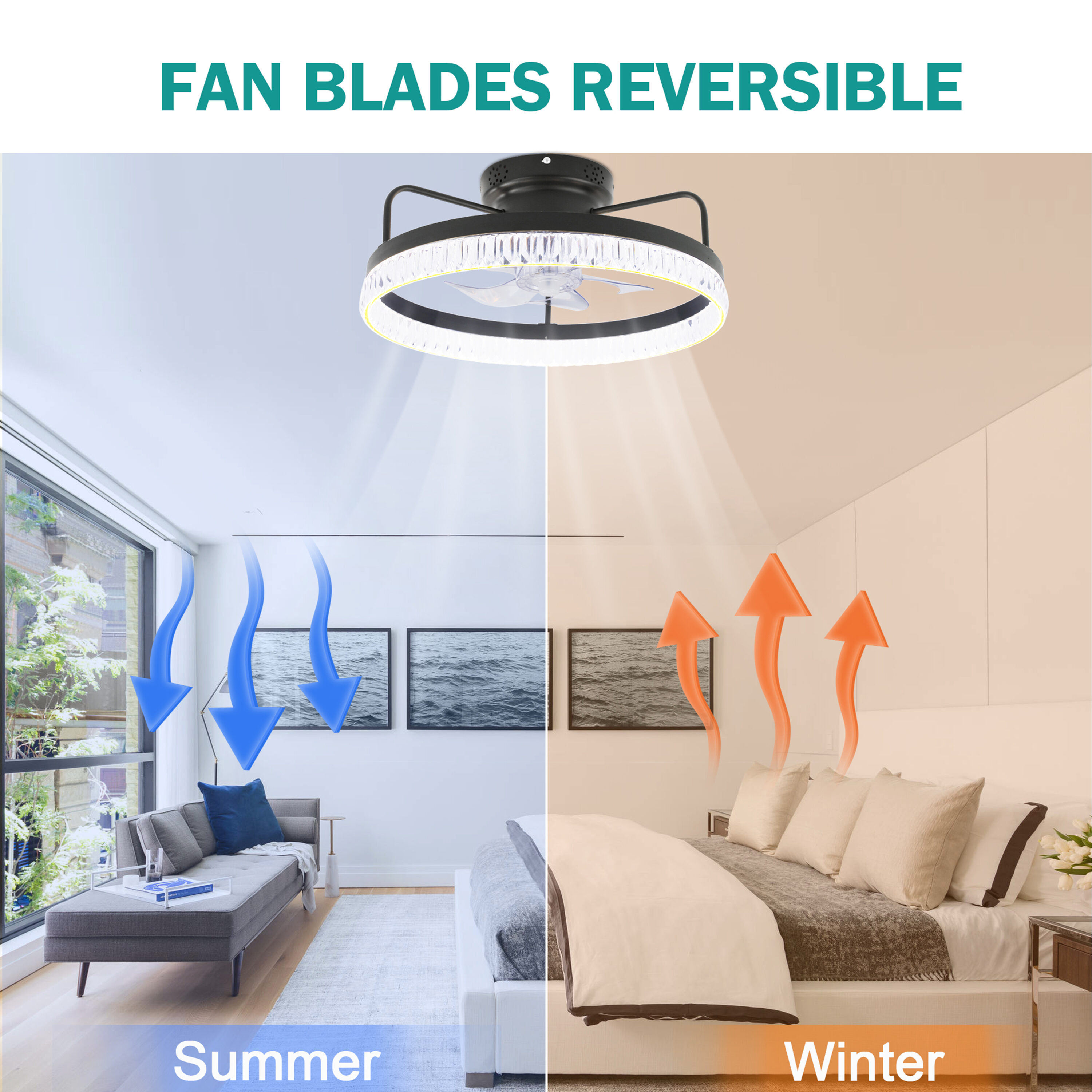 Oaks Decor DC2006-B Ceiling-Fans - View #6