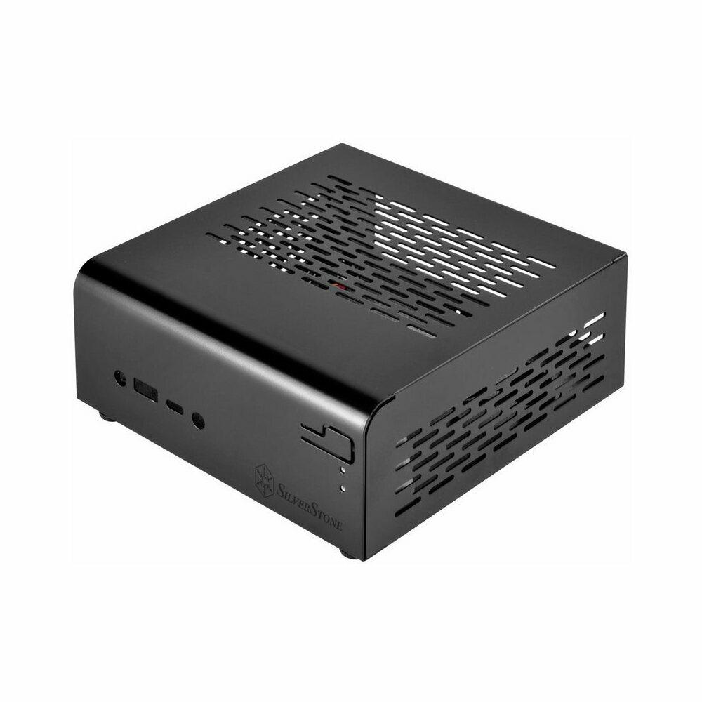  ZX9SVSTT237 Mini-STX Computer Case VESA Support, Metal- Black