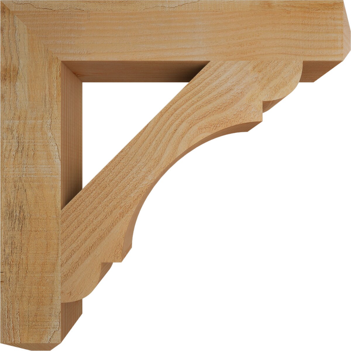 Ekena Millwork BKT04X24X24OLY04RDF Exterior-Brackets-Braces - View #3