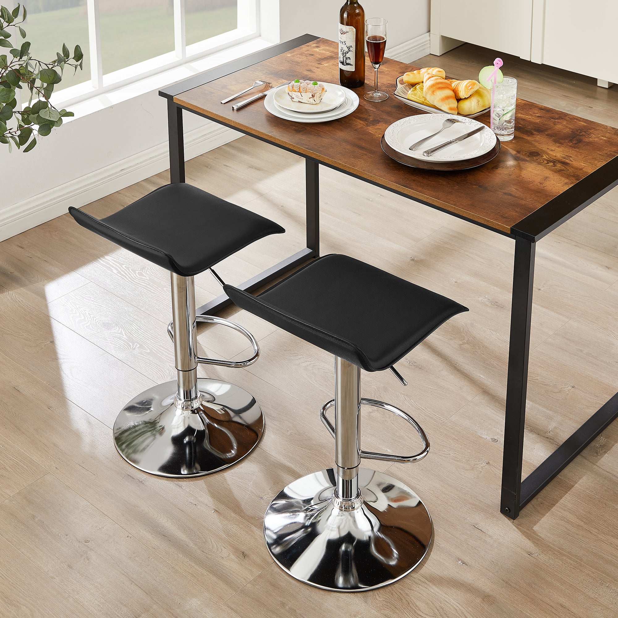 Vecelo LOE-C11-BLK stools - View #2