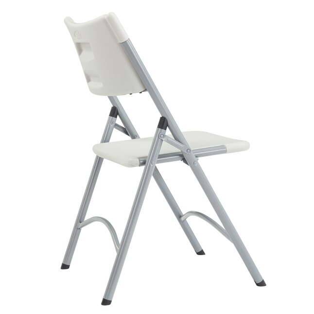 National Public Seating 52-Pack Outdoor Light Grey Metal Solid Standard Folding Chair National Public Seating 52-Pack Outdoor Light Grey Metal Solid Standard Folding Chair