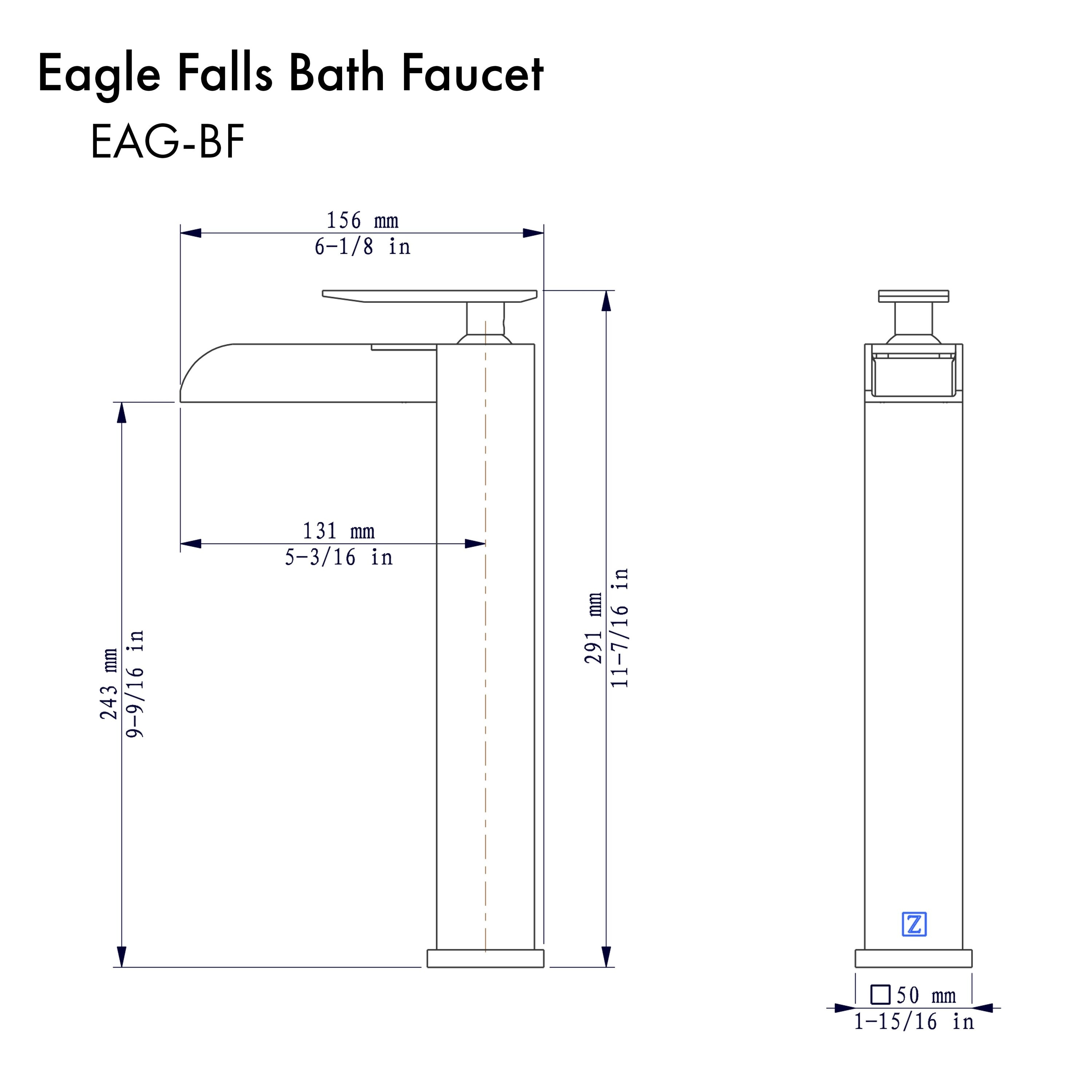 ZLINE KITCHEN & BATH EAG-BF-BN Lavatory-Faucets - View #5