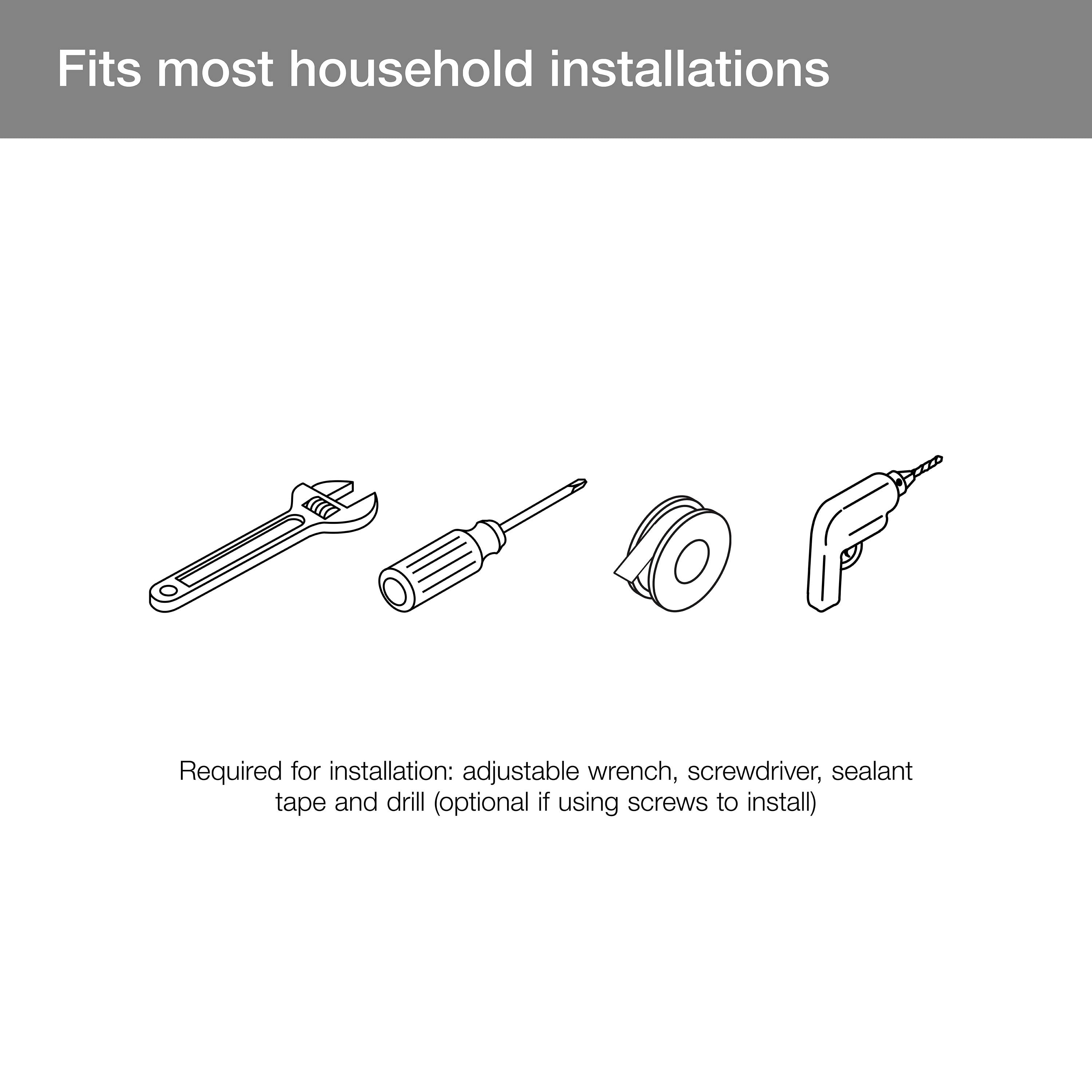 KOHLER R26089-G-BN Showerhead-Bar-Panels - View #12