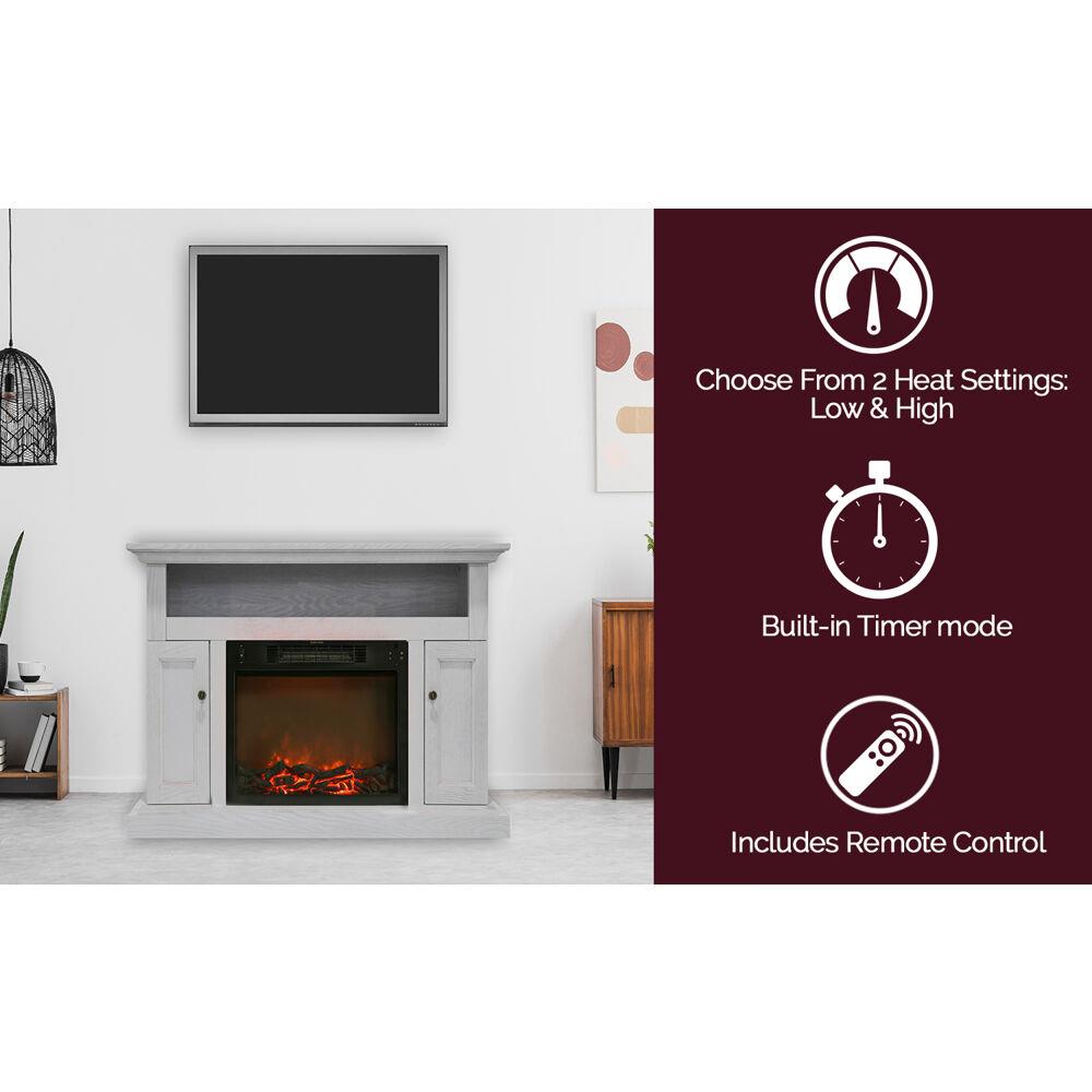Cambridge CAM5021-2WHT Electric-Fireplaces - View #2