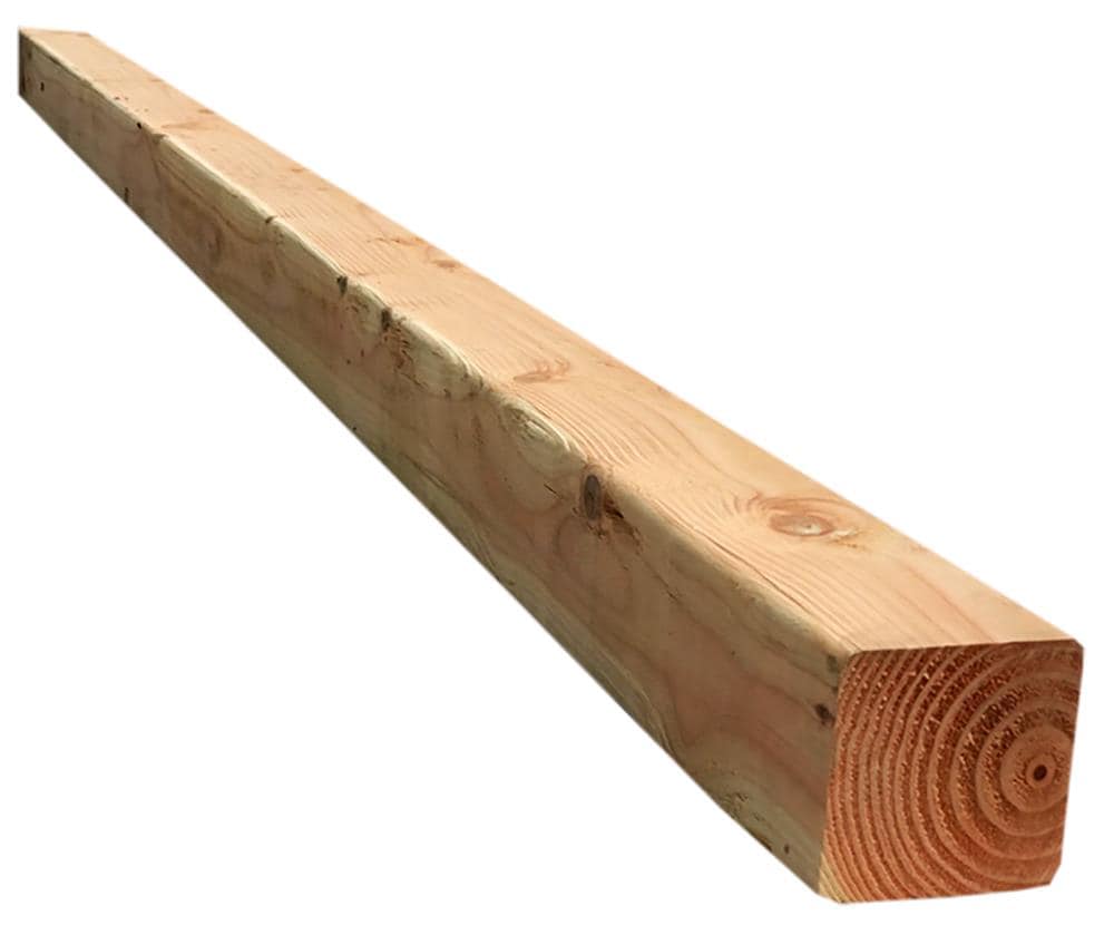  92730 4-in x 8-ft Douglas fir Post and rail Universal Wood Fence Post