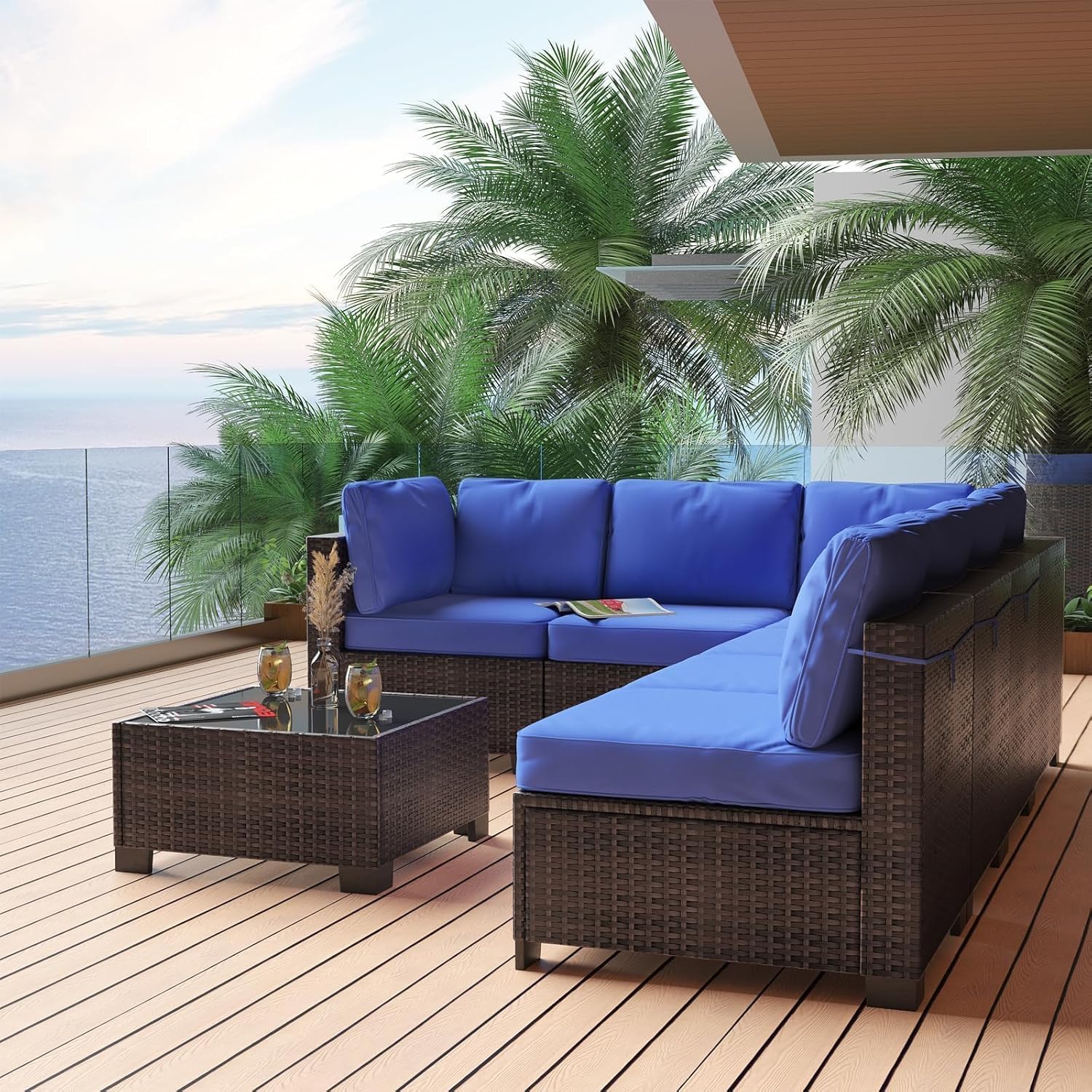 Qeetex WWJ-PHO-34EGTSKE Patio-Sofas-Daybeds - View #6