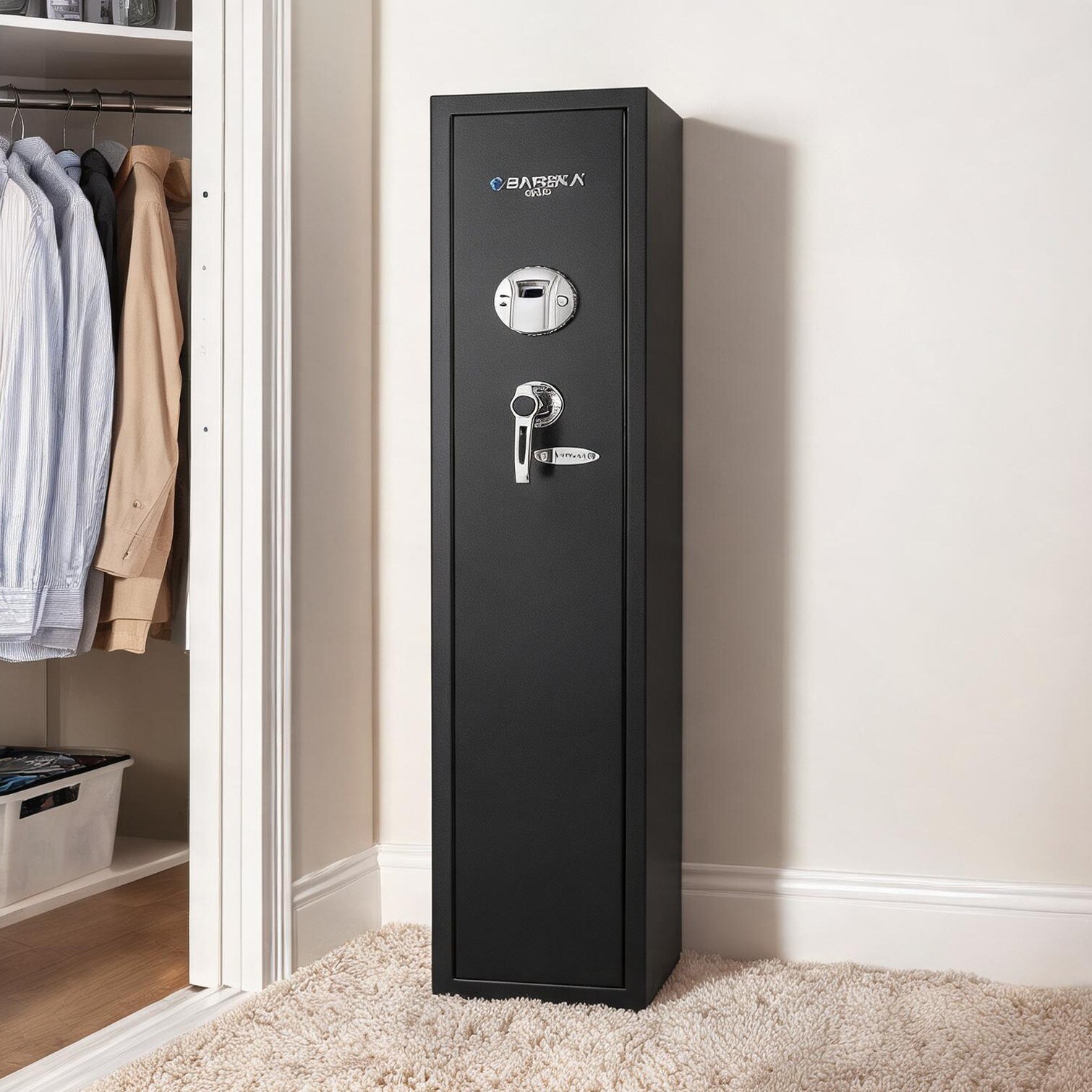 Naturefalls Storage Safe combining Black Steel Silent Access and 1.83 Cu Ft Capacity with 8.6 x 9.8 x 52.2