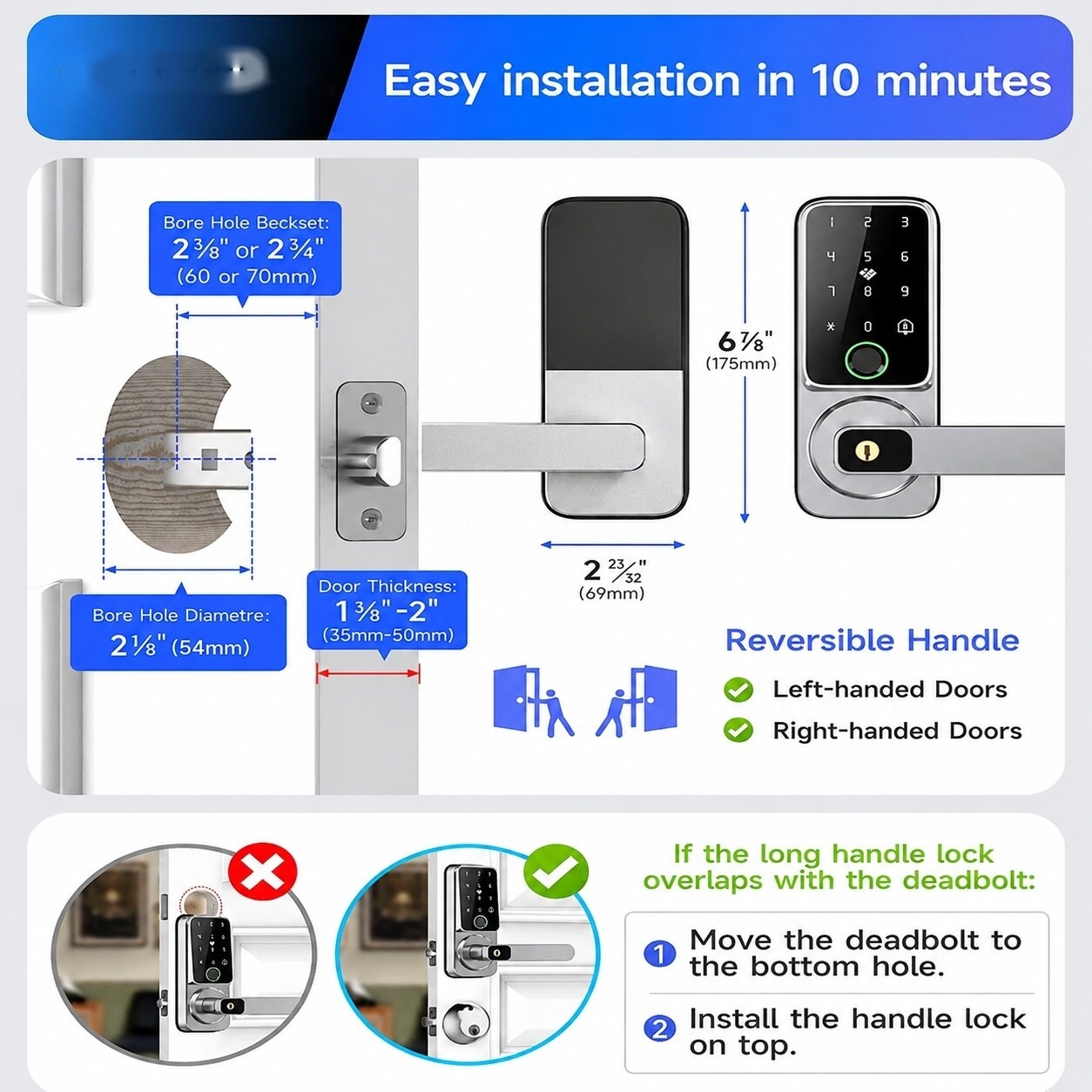 Ahfiwaso LAH0709H027 Electronic-Door-Locks - View #8