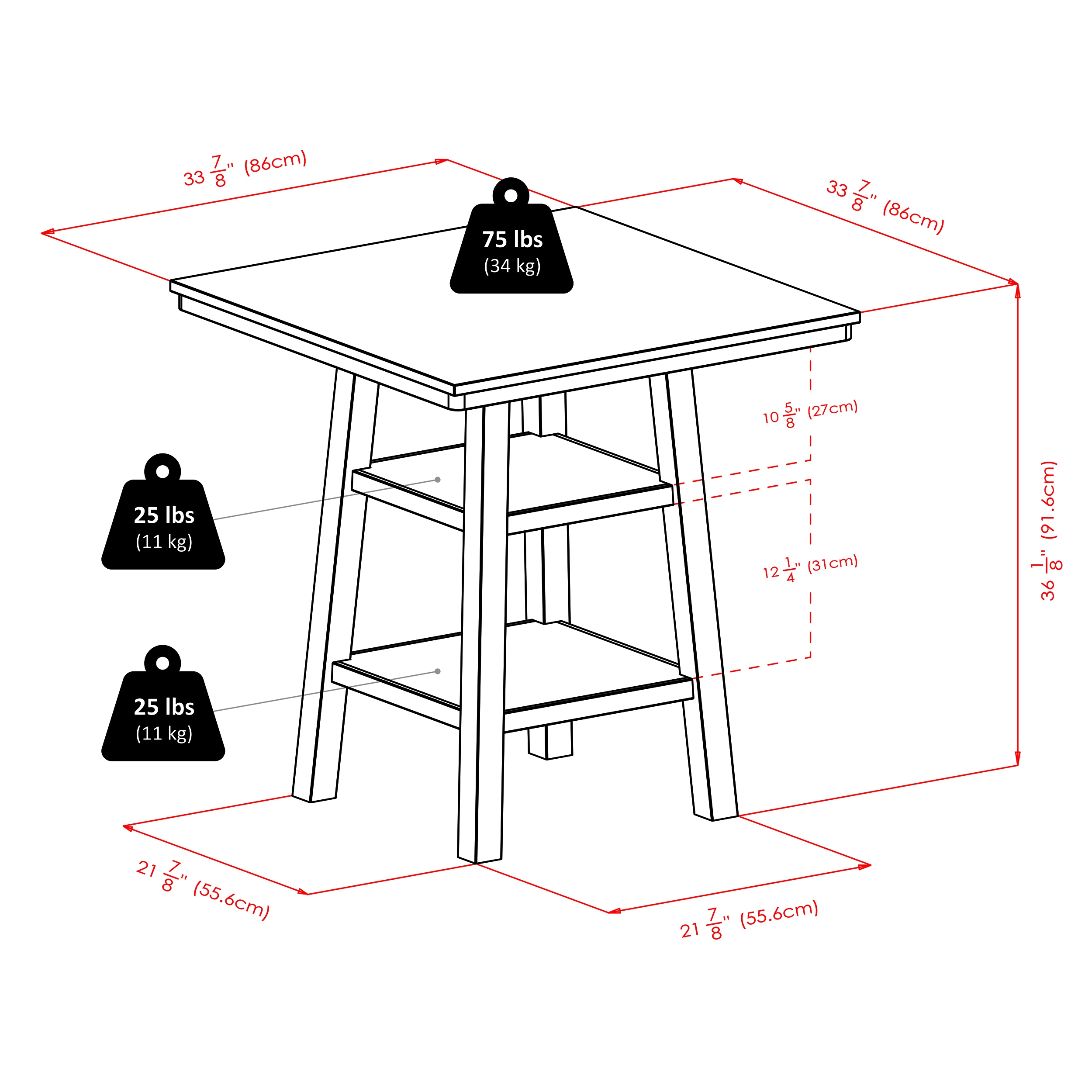 Winsome Wood 94034 Dining-Tables - View #6