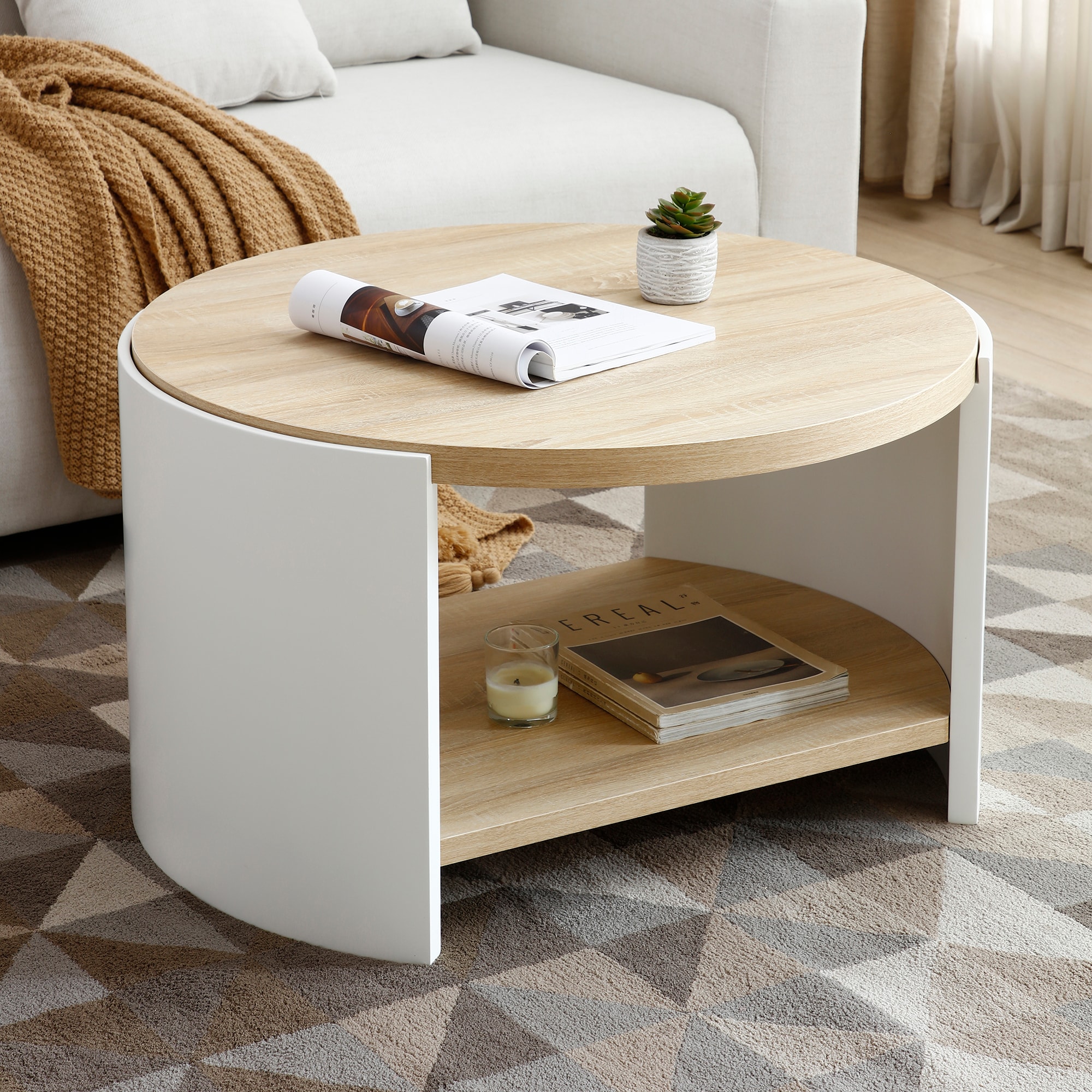 ZAKLOOP WU2235P183196 MDF MDF Modern Coffee Table
