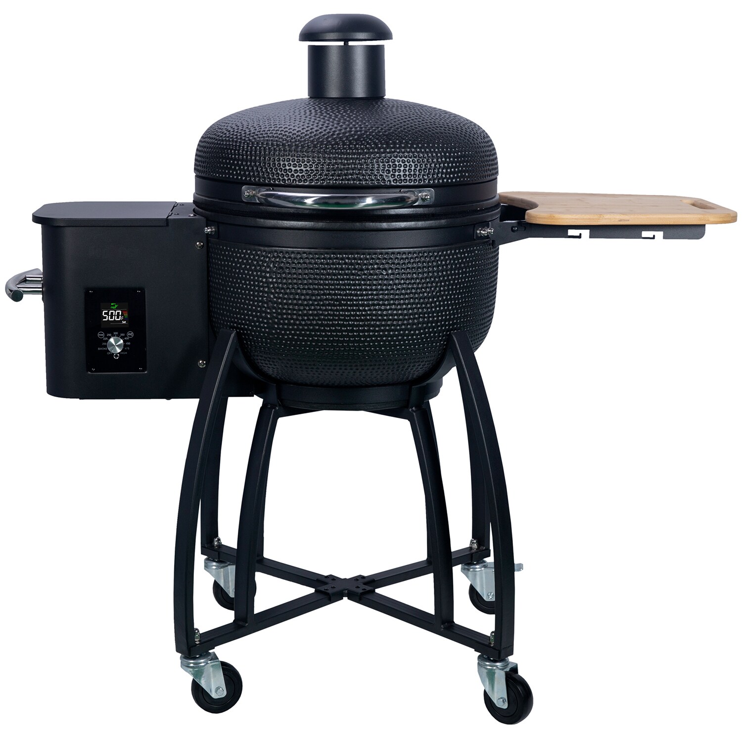 Bybafun Lowe s Exclusive Ceramic Pellet Grill 465 Sq in Black 4 in