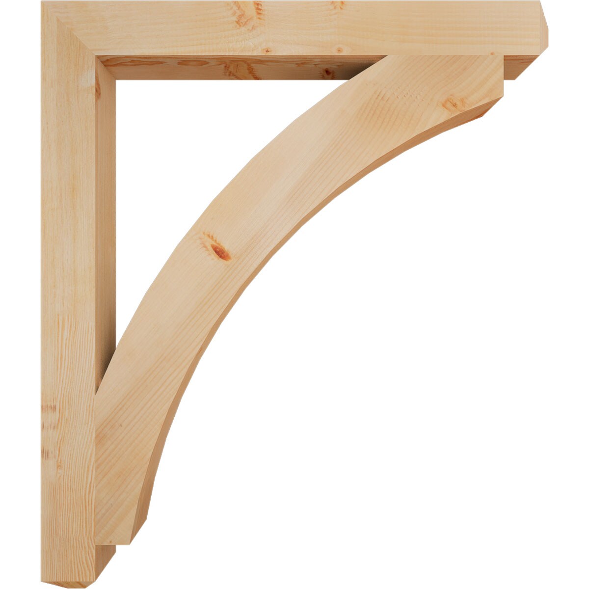 Ekena Millwork BKT04X38X44THR04SDF Exterior-Brackets-Braces - View #3