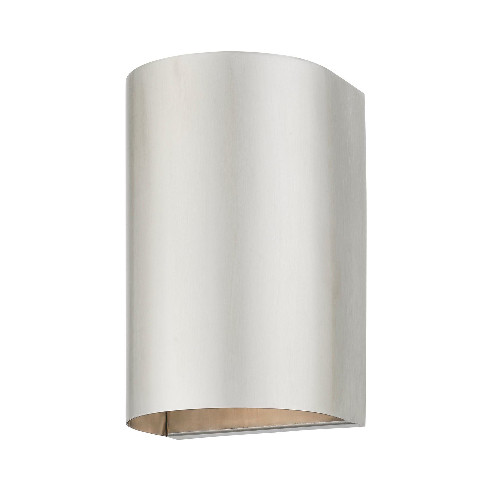 Brushed Nickel Dimmable Direct Wired Electric Sconce