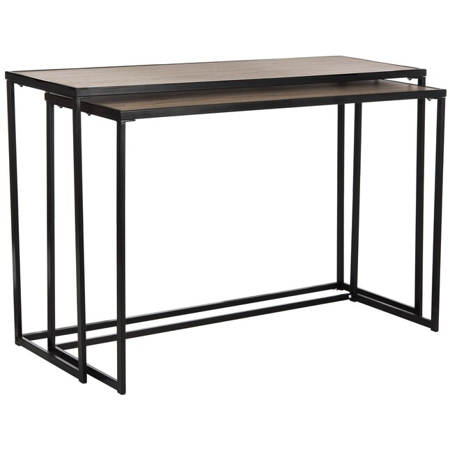 Safavieh Garin Casual Light Brown Console Table at Lowes.com