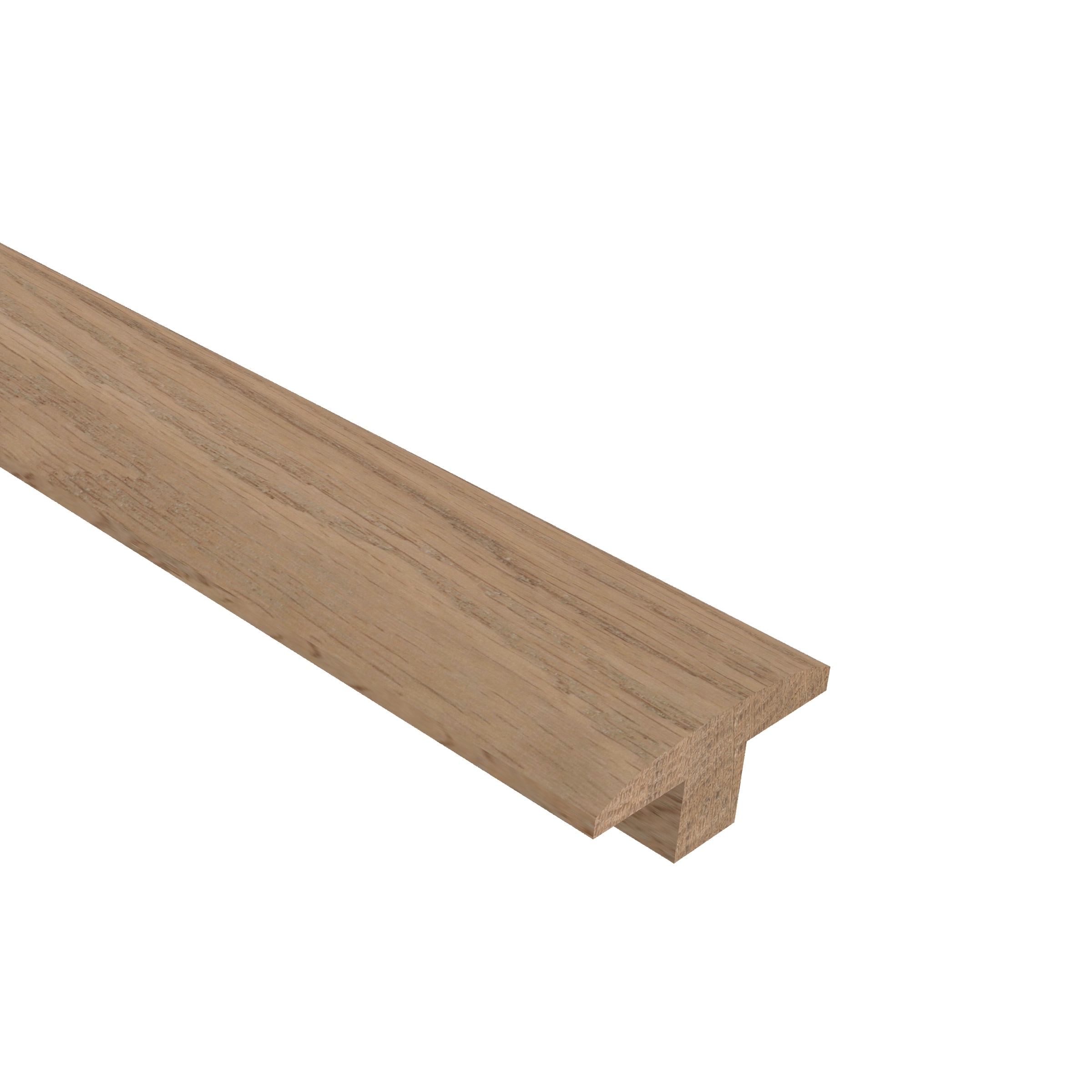 CALI 7601001019 Barrel Seacliff Sec 3/4-in T x 2-in W x 74.8-in L Prefinished European white oak Wood T-moulding Floor Moulding Trim