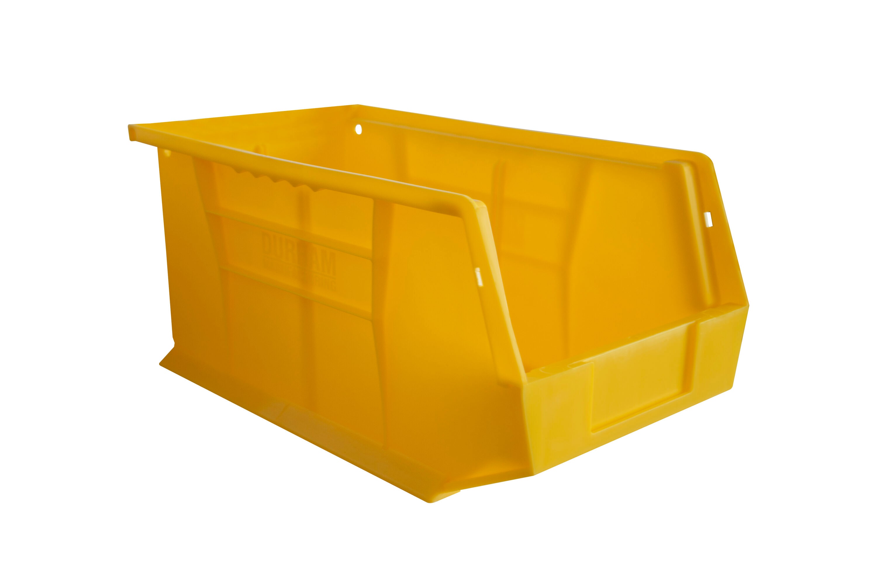 DURHAM MFG PB30240-21 Hook-On-Bin 8 X 15 X 7 Yellow 12 Pack