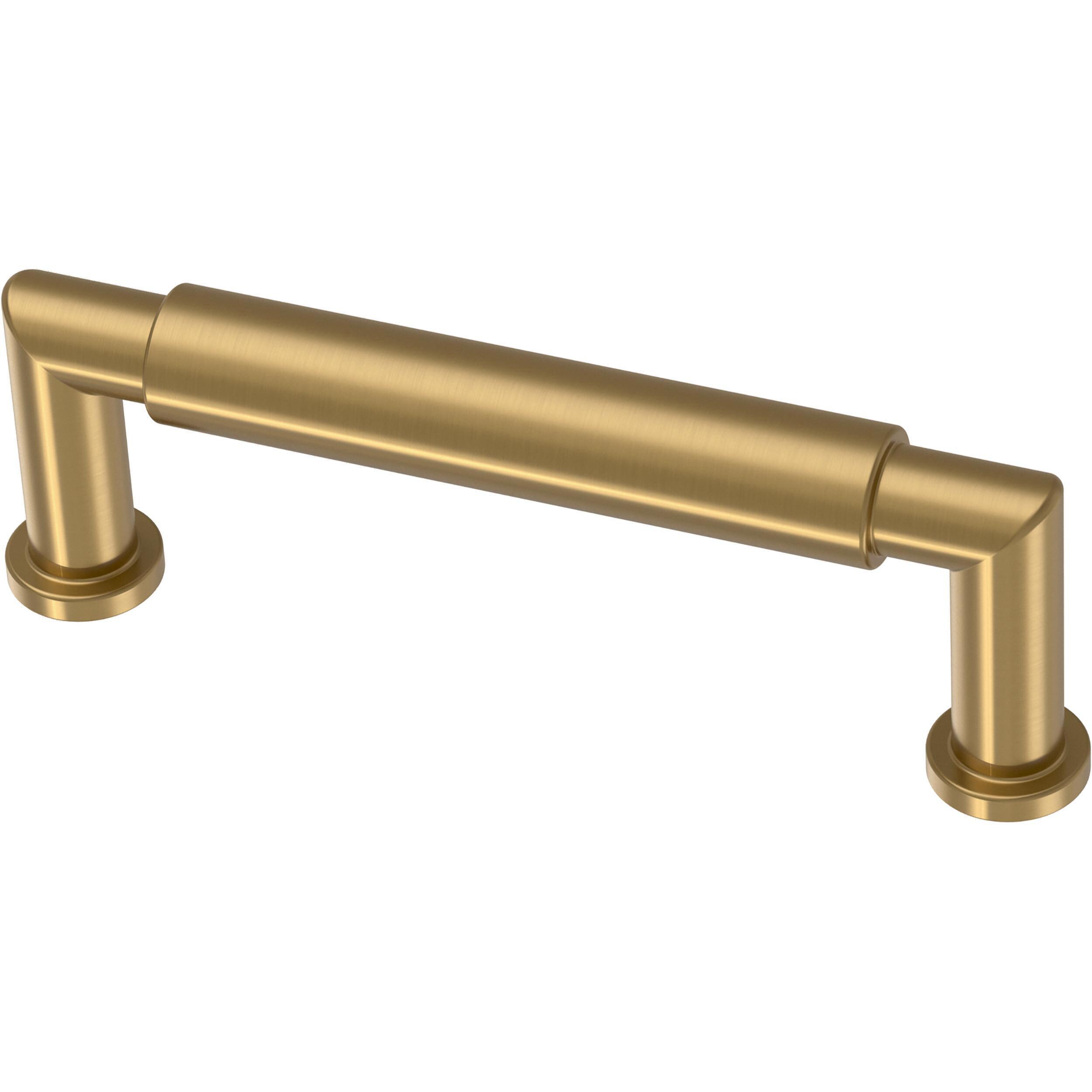 Brainerd Classy Basic 3-in Center to Center Brushed Brass Rectangular ...