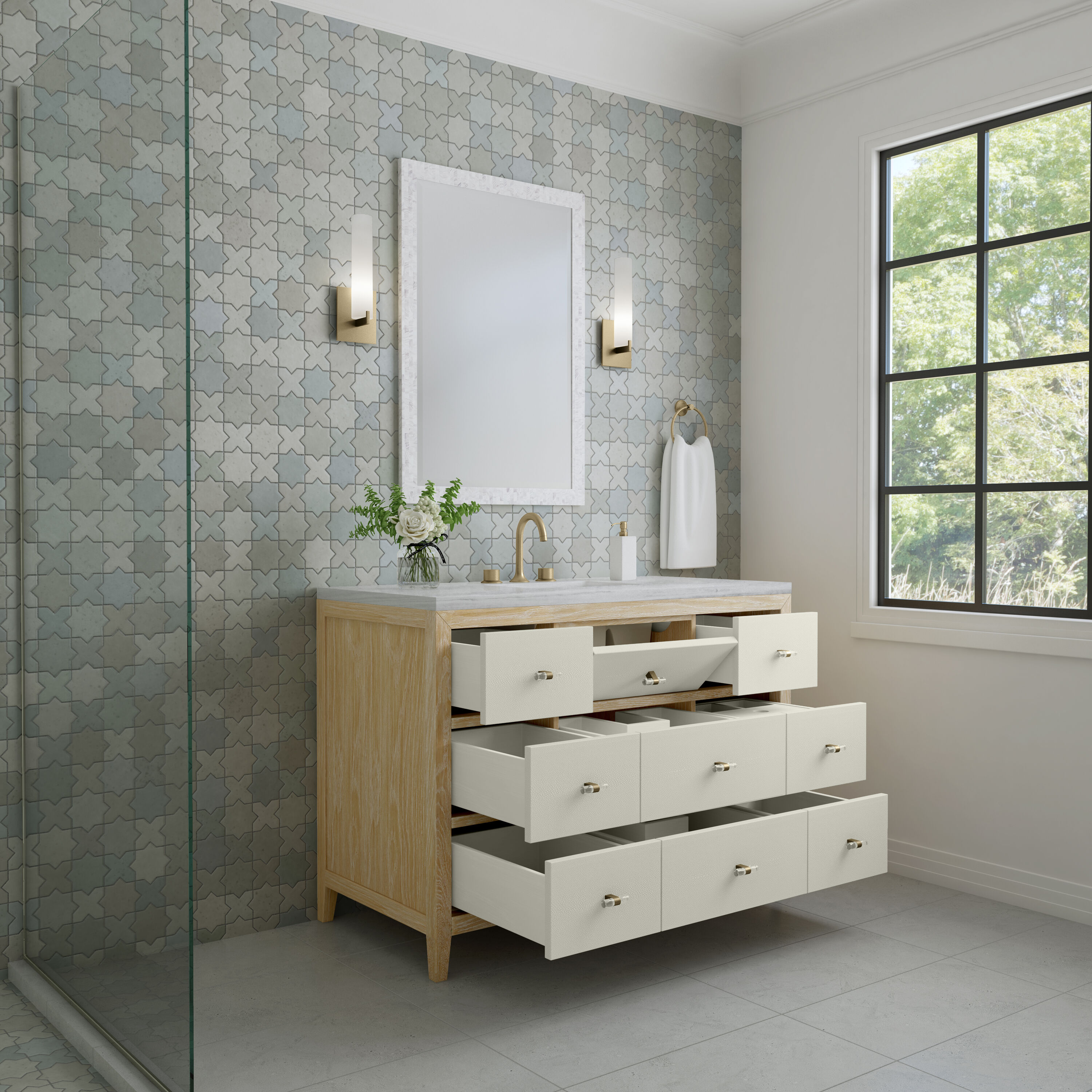 James Martin Vanities D604-V48-SHG-3AF Bath-Vanity-Combo - View #4