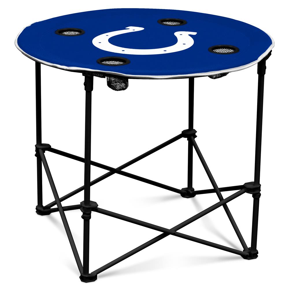 Logo Brands 614-31 Indianapolis Colts Polyester Blue Folding Tailgate Chair (Carrying Strap/Handle Included)