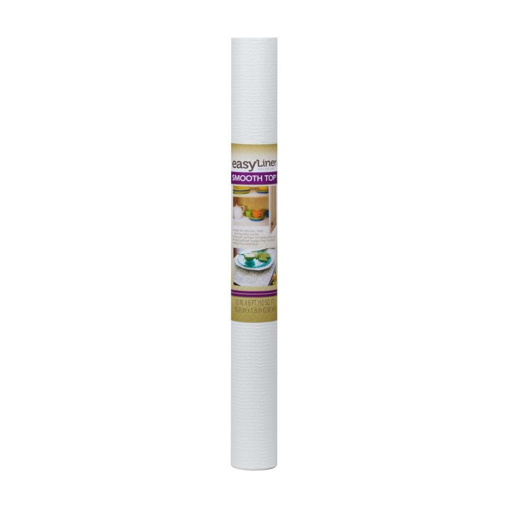 Duck Smooth Top 12x 20 ft. Shelf Liner- White