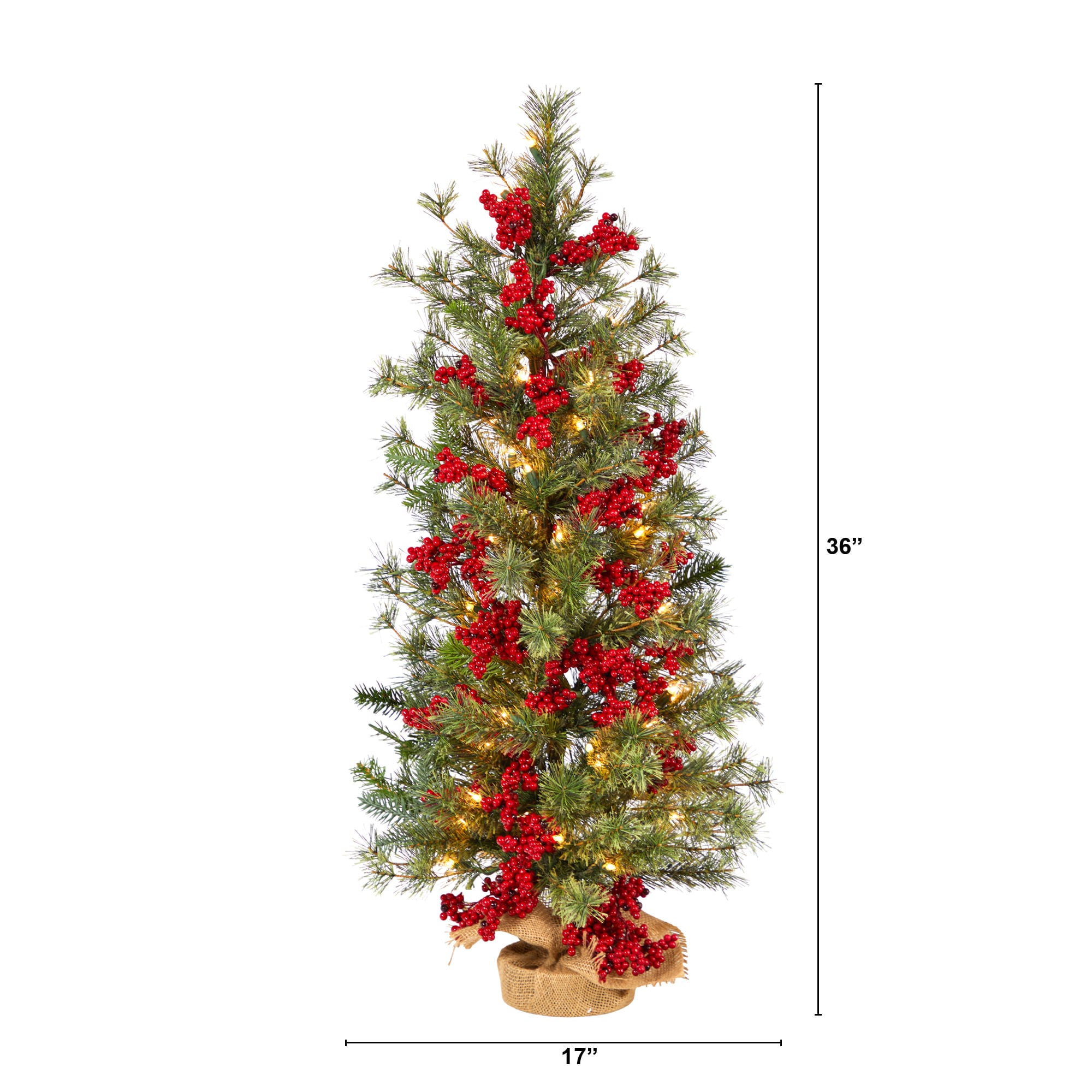 Nearly Natural T3254 Artificial-Christmas-Trees - View #3