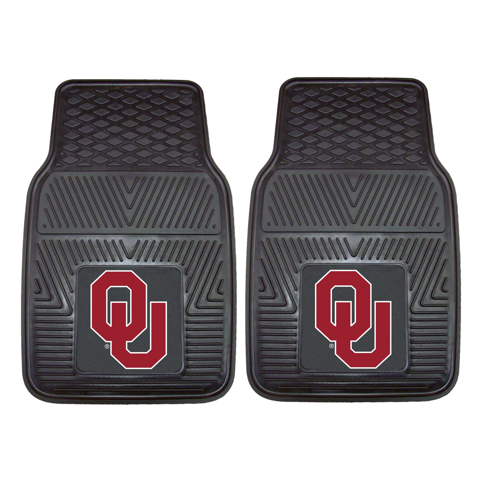 Officially Licensed NCAA 2pc Vinyl Car Mat Set-Un. Of North Carolina