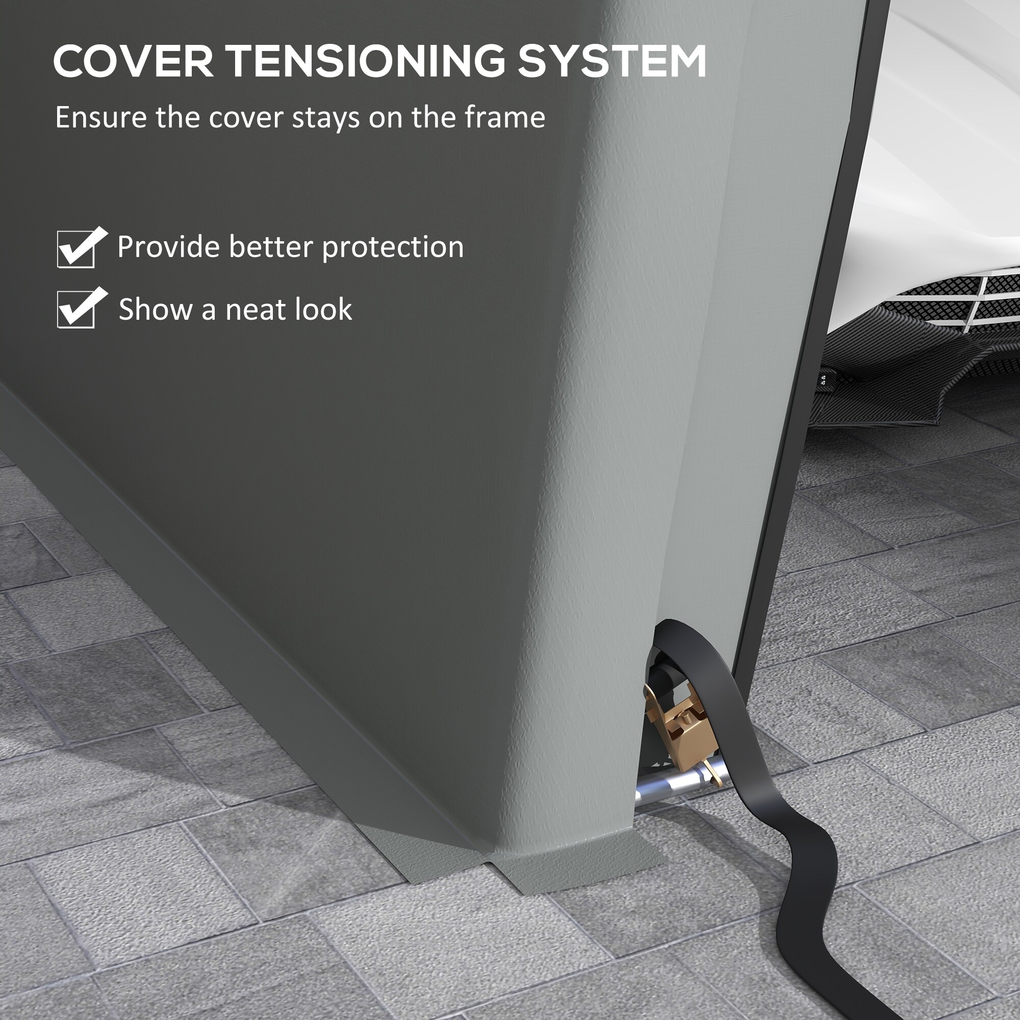 Outsunny 84C-451V00LG Carport-Covers - View #7