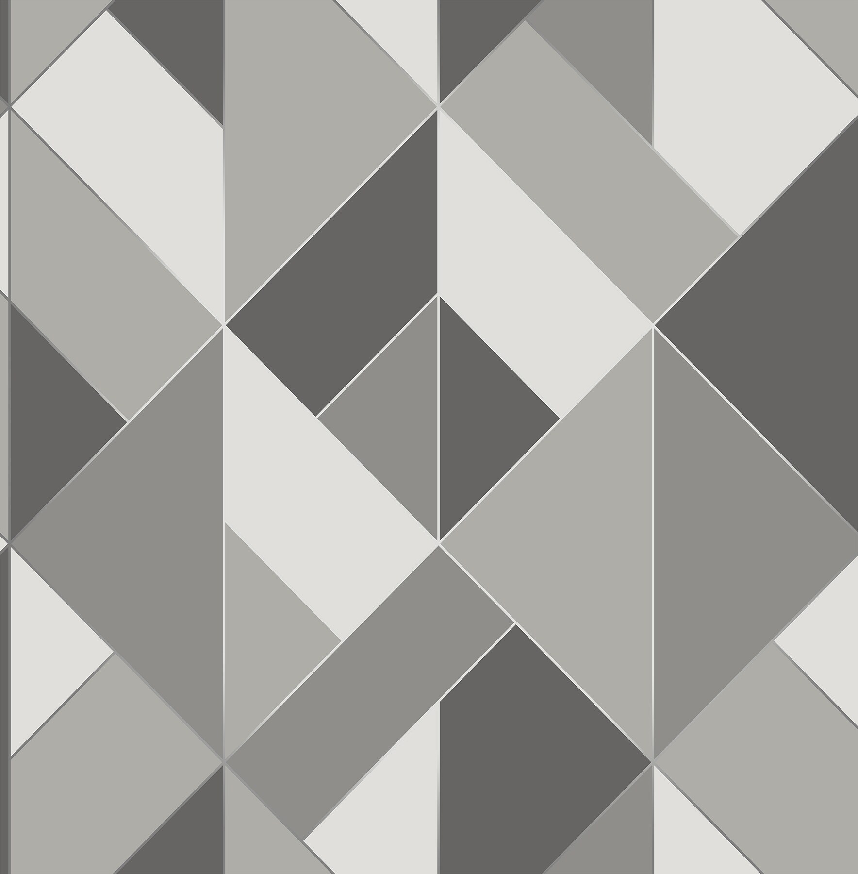 geometric wallpaper in gray