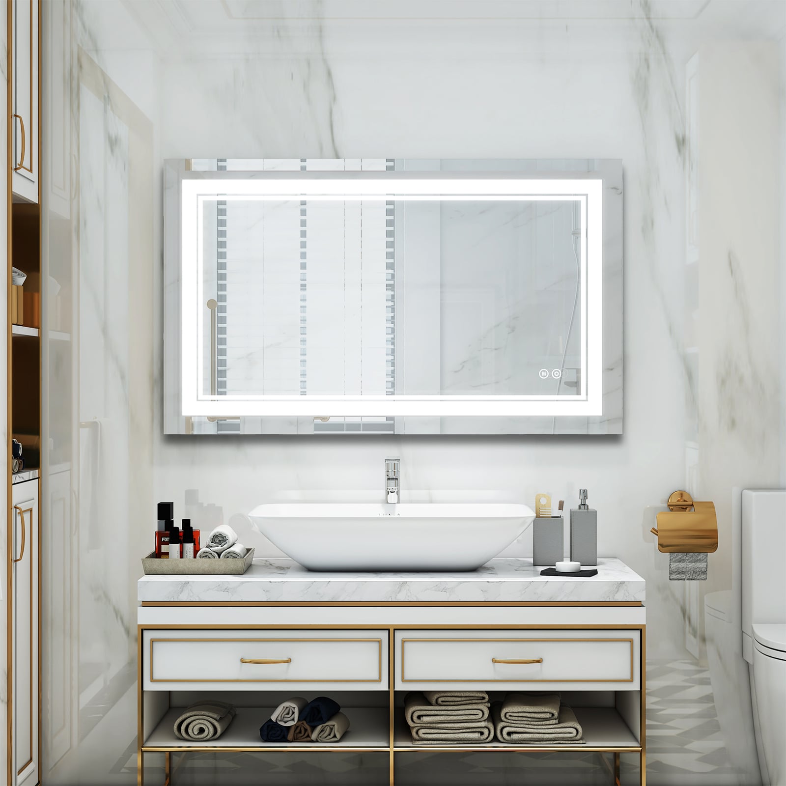 WELLFOR W2MRL4024 Framed-Bath-Mirrors - View #7