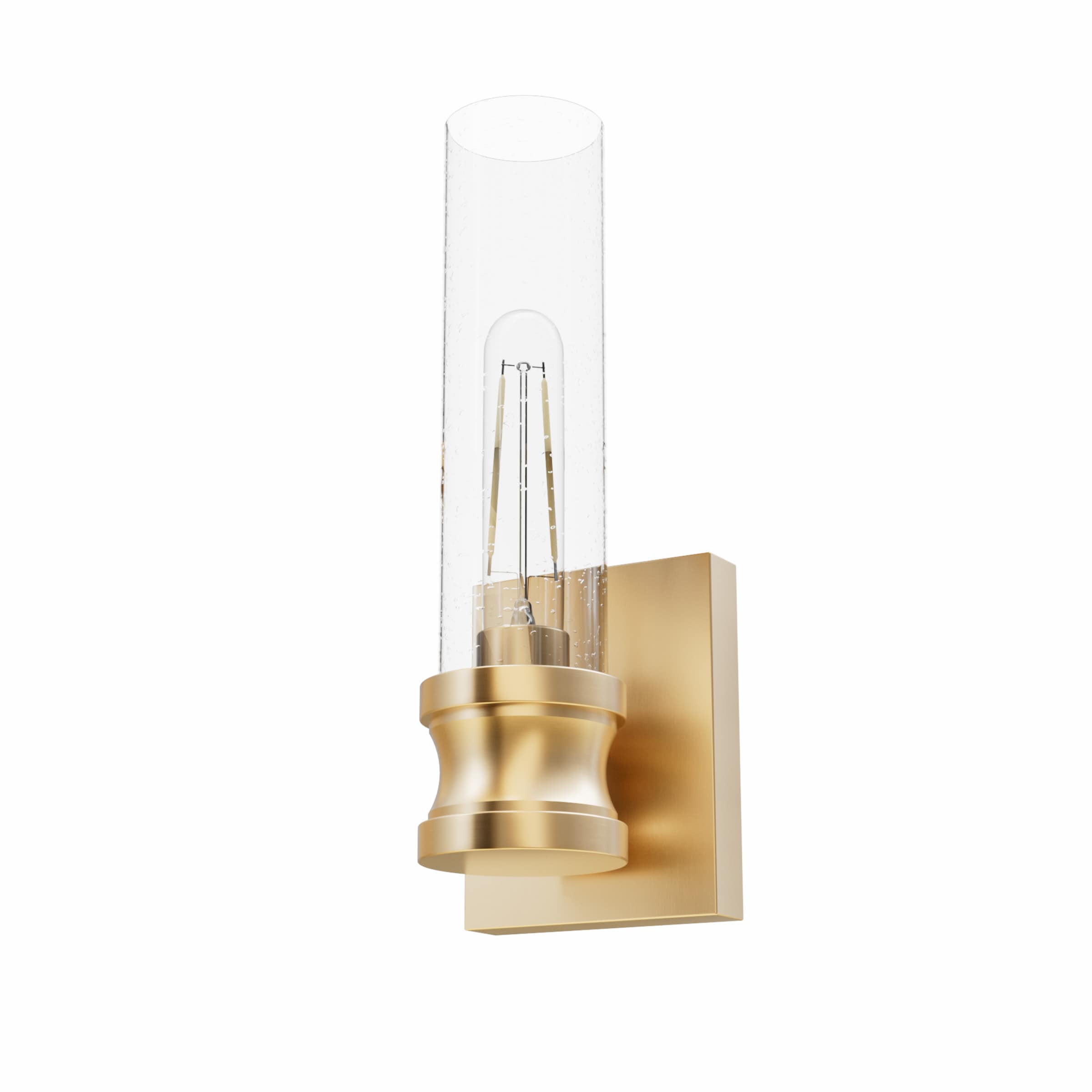 Hunter 19907 Lenlock 1 -Light Satin Gold Modern/contemporary