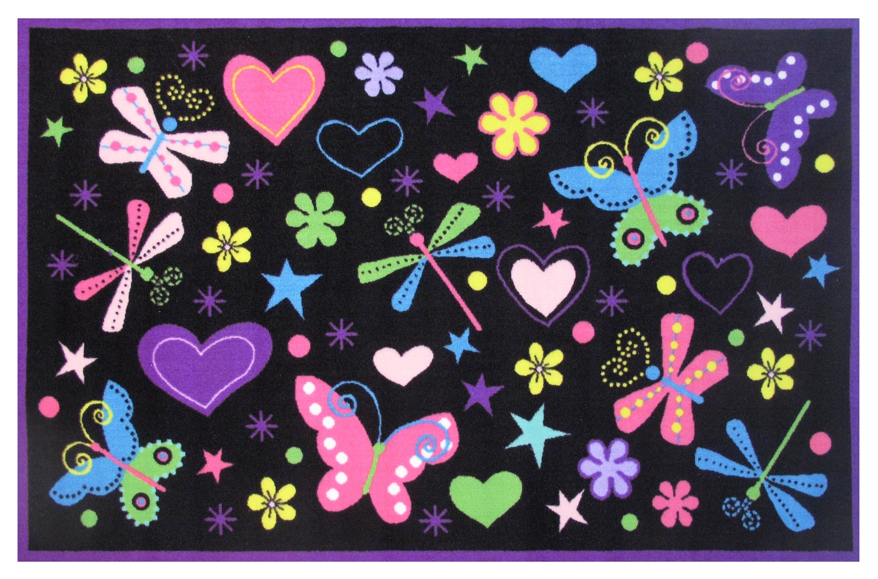 Fun Rugs FT-41 3958 Fun Time 3 x 4 Multi-color Indoor Area Rug