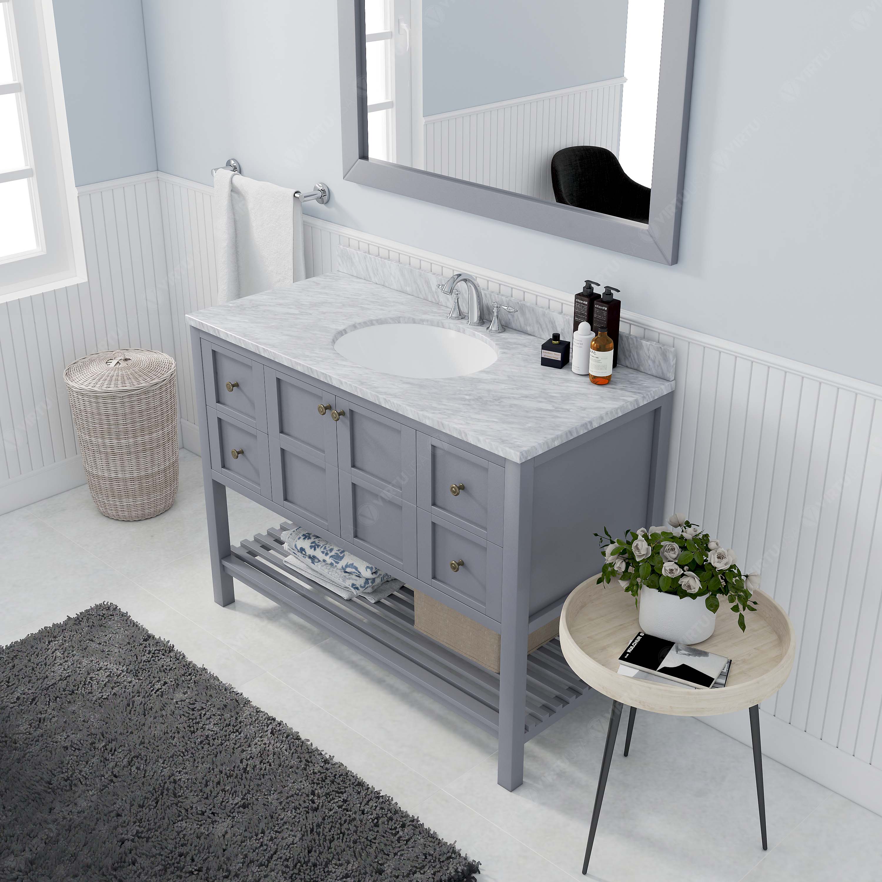 Virtu USA ES-30048-WMRO-GR-002 Bath-Vanity-Combo - View #3